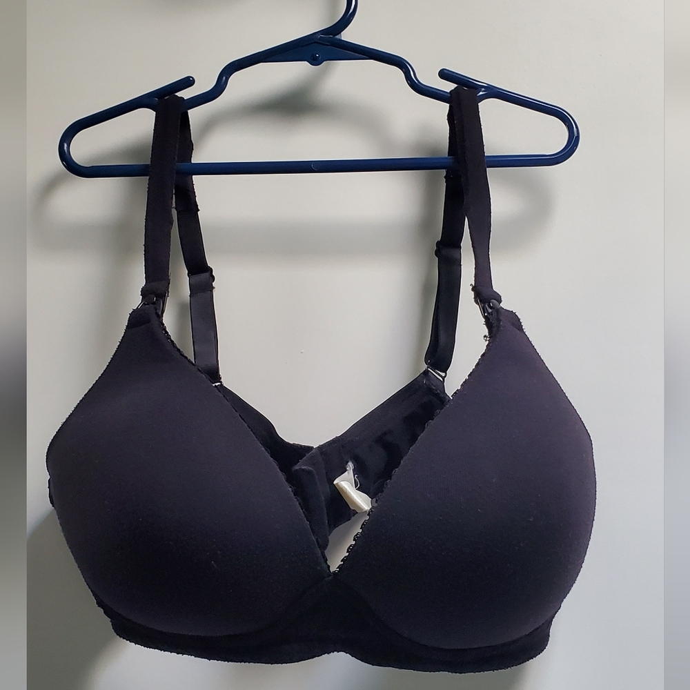 Motherhood Maternity Black Nursing Bra 38C